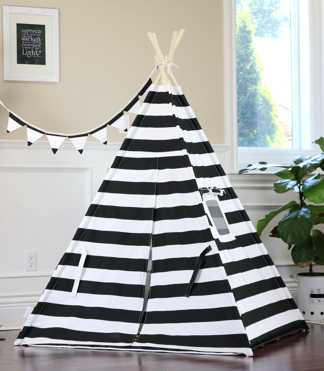 Black Stripe Teepee Package – iloveteepee