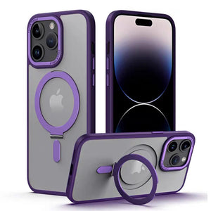 Bundle with Rolltop Backpack - $1 Upgrade for iPhone 15 Pro Max Case,Compatible with MagSafe,Military Drop Protection,Great Grip Feeling, Yellowing Resistant,Shockproof Protective Matte Translucent Slim Phone Cover