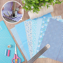 Load image into Gallery viewer, 35Pcs 9.8&quot;x9.8&quot; Quilting Cotton Fabric Squares Quilting Supplies Multi-Color Design Printed Floral Fabric for DIY(Red/Yellow/Green/Blue/Pink/Purple/Grey/Black)