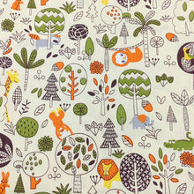 Load image into Gallery viewer, 8Pcs 18x22 inch Quilting Cotton Fabric Squares Quilting Supplies Multi-Color Design Printed Floral Fabric for DIY(Cute Animal)