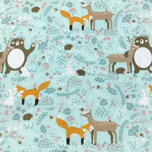 Load image into Gallery viewer, 8Pcs 18x22 inch Quilting Cotton Fabric Squares Quilting Supplies Multi-Color Design Printed Floral Fabric for DIY(Cute Animal)