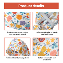 Load image into Gallery viewer, Scrub Caps Women,Bouffant Caps with Buttons Sweatband,Adjustable Scrub Cap for Men
