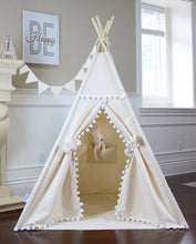 Load image into Gallery viewer, Natural Pompom Teepee Package