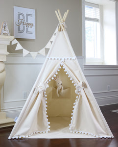 Natural Pompom Teepee Package