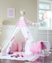 Load image into Gallery viewer, Pink Chevron Teepee Package