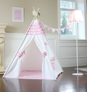Pink Chevron Teepee Package
