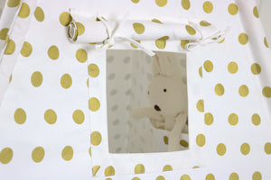 Golden Polka Dot Pompom Teepee Package