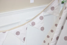 Load image into Gallery viewer, Lilac Polka Dot Pompom Teepee Package