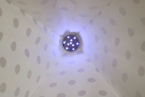 Lilac Polka Dot Pompom Teepee Package