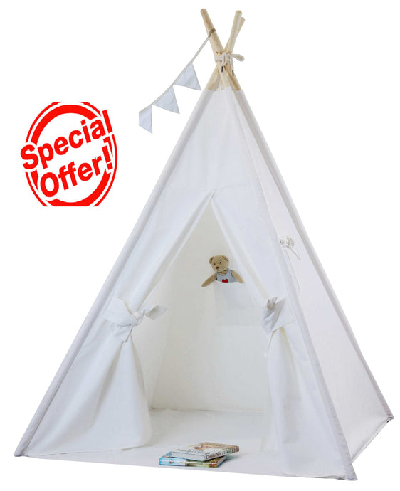 White Canvas Teepee Package