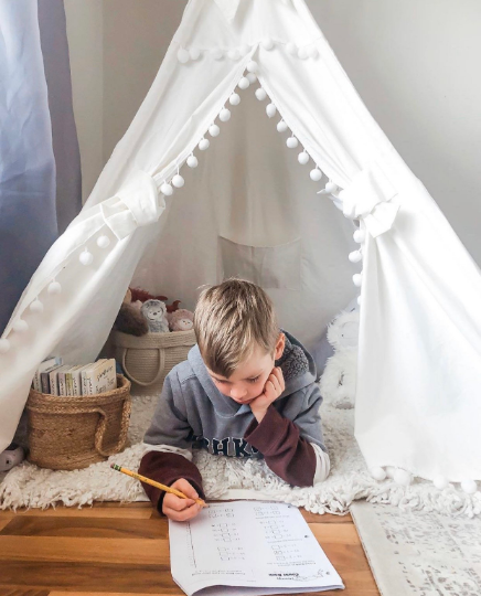 White Pompom Teepee Package