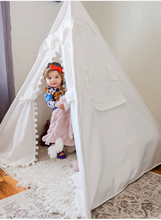 Load image into Gallery viewer, White Pompom Teepee Package